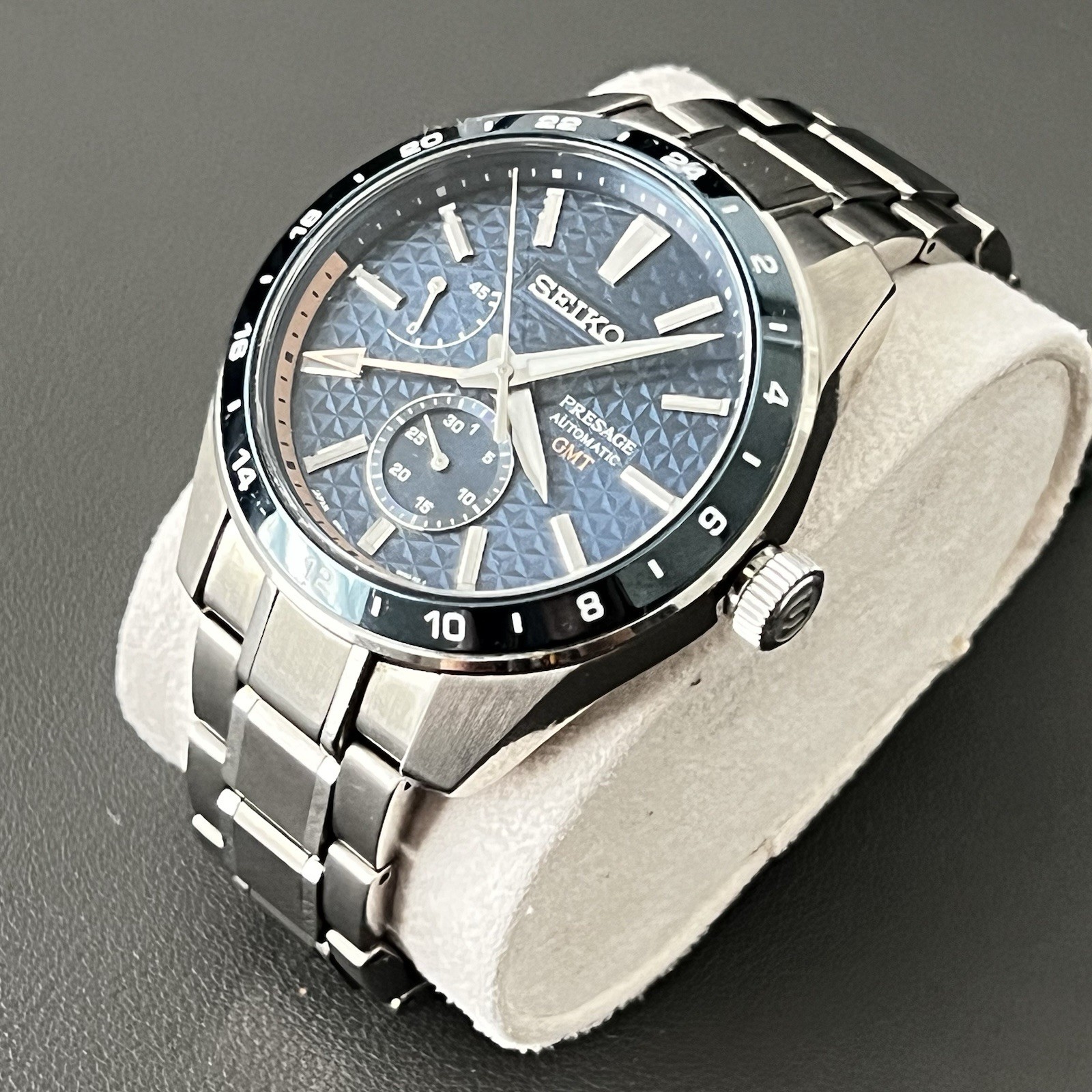 Seiko Presage Automatic GMT Sharp Edged Aitetsu S… - image 2