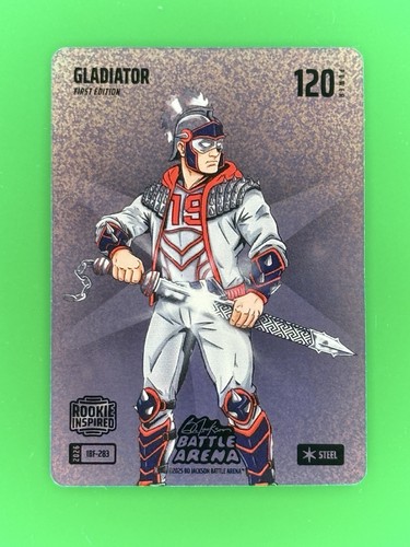 2026 Bo Jackson Battle Arena IBF-283 Gladiator Icon Battlefoil Steel