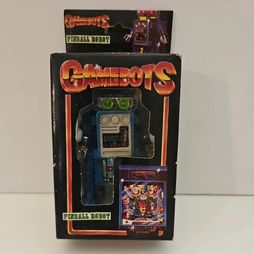Gamebots Bootleg Pinball Robot. 1980's Vintage Transformers Space Toy NIB, RARE