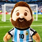 World Cup Argentina Messi No. 10 Plush doll (15CM) - Beautiful !