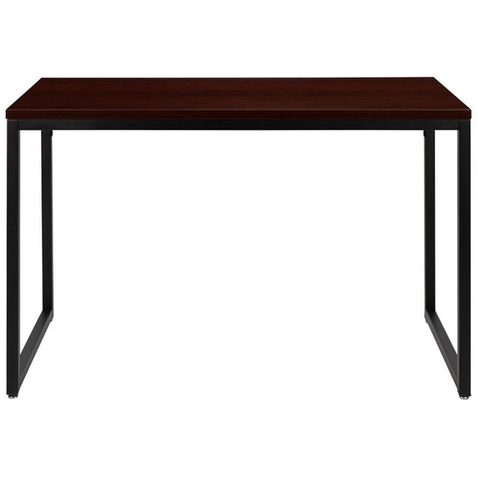Flash Furniture 47" Industrial Wood Top Writing Desk in Mahogany - Image 3 of 4