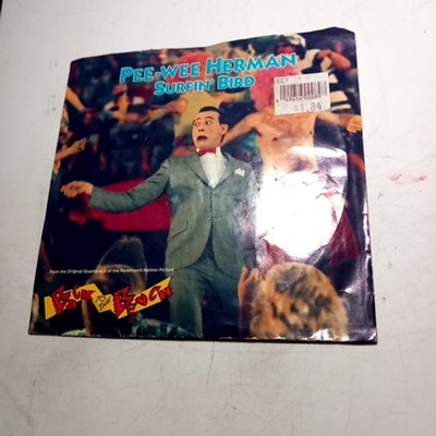 Pee-wee Herman Surfin' Bird 1987 Single Vinyl Columbia 7 Inch