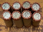 Wheat Penny Roll with 1943 Steel Cent enders Both Ends Unsearched 50 coins