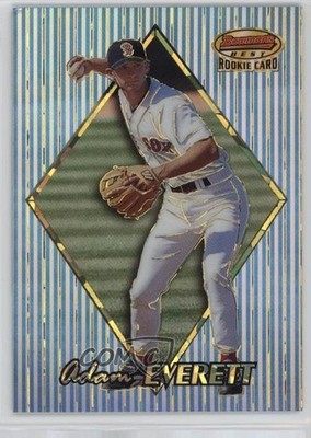 1999 Bowman's Best Atomic Refractor 9/100 Adam Everett #178 3p9