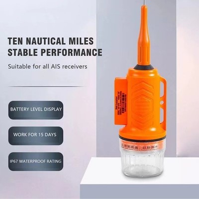RS-107 AIS Netzortungsgerät GPS-Ortung 15 Tage Bojenverfolgung IPX7 Angeln Suc9x