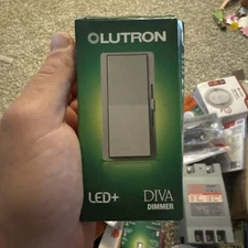 LUTRON DVCL-153PR-GR SINGLE OR 3-WAY 150W CFL OR LED Halogen and Incandescent