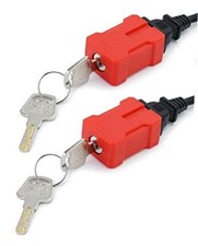 Electrical Cord Plug Lockout Device for Electrical Cord, 2 Pack Plug Locking
