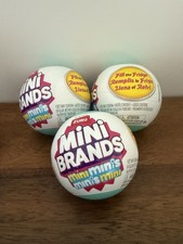 Lot Of 3 ZURU Mini Brands FILL THE FRIDGE Capsules - NEW SEALED