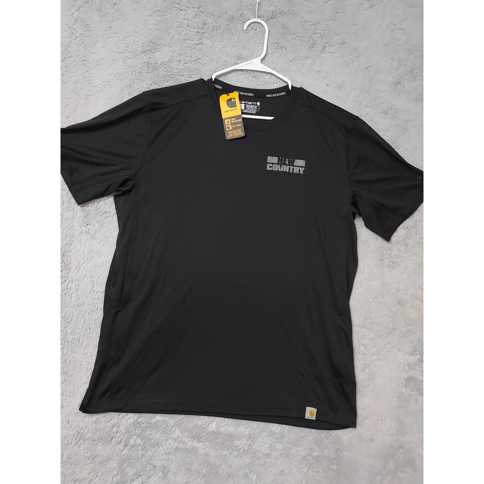 Carhartt Shirt Mens Large Force Sun Defender Relaxed Activewear Jersey Beach UPF