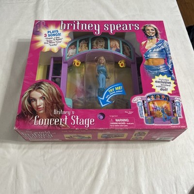 Vintage Britney Spears Concert Stage Playset With Original Box