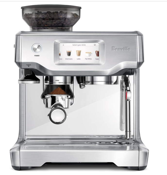Breville BES880BSS Barista Touch Espresso Machine, Brushed Stainless Steel
