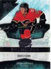 2018-19 Upper Deck Ice #65 Spencer Foo#D 391/1299 RC