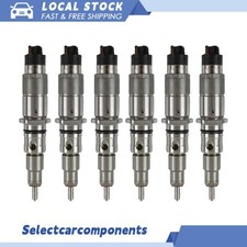 6x Engine Common Rail Fuel Injector 0445120251 For Cummins Isb6.7 Qsb6.7 5263314