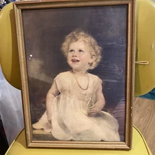 Vintage Portrait Princess Margaret Rose Marcus Allen 1932 Framed Print