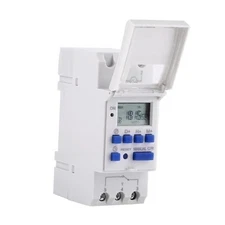 15A Programmable Timer Relay 7 Day Heavy Duty Digital Timer Switch with LCD 16 