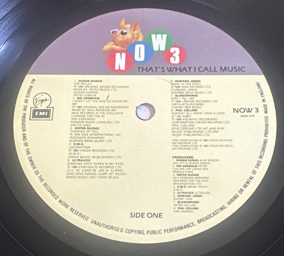 Now That's What I Call  Music 3 - 1984 Double Vinyl Album LP EMI 1984 EX / VG+ - Image 4 of 4