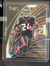 2025 Panini Select Derek Stingley Jr. Club Level Tri-Color Prizm #/249 Texans