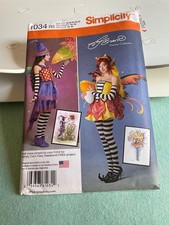 Simplicity 1034 Costume Amy Brown Fantasy Fairy Pattern UNCUT size 14-22