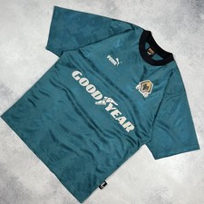 Vintage Puma Wolverhampton Wanderers Soccer Jersey Shirt 1997/1999 Green Size M