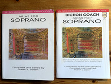 G. Schirmer Opera Anthology: Arias for Soprano PLUS Diction Coach IPA book/CDs