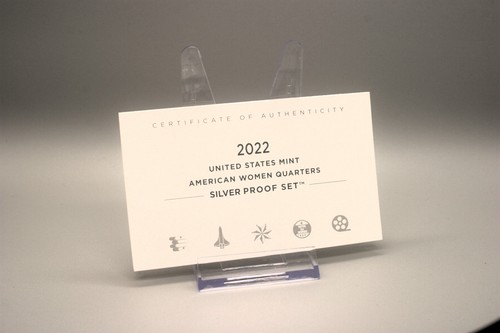 2022 U.S. Mint American Women Silver Quarter Proof Set - 5 Coin Set with COA - 第 2/4 張圖片