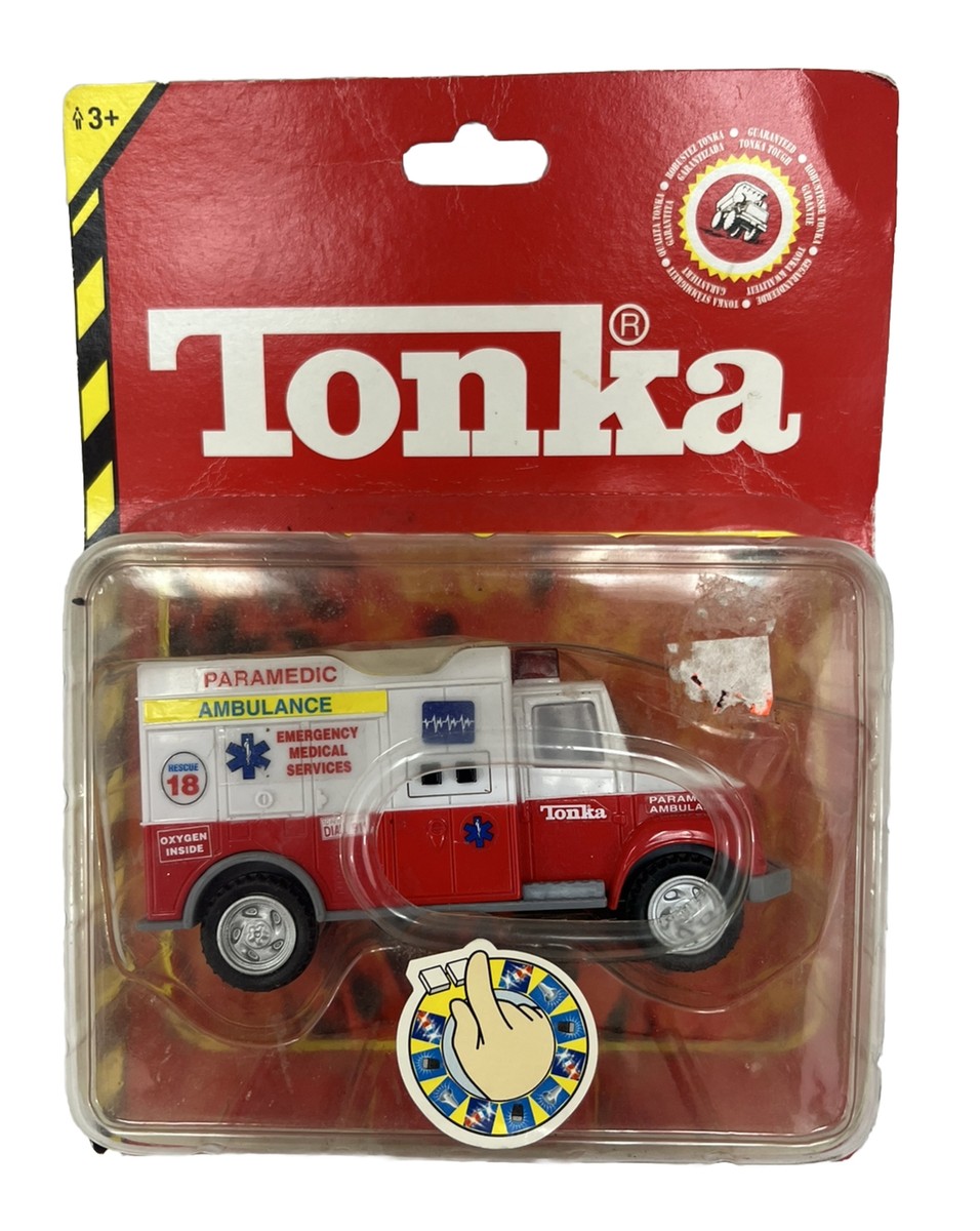 NEW in Box Vintage 2000 Tonka Rescue 18 Paramedic Ambulance #03721