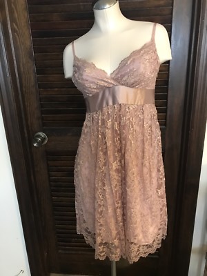 strapless open back dress Morina Pink Lace Crew-Neck Mini Dress – Club L London main image 1