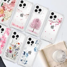 Pretty Flowers Shockproof Phone Case Cover For Samsung A56 A55 A35 iPhone 16 15