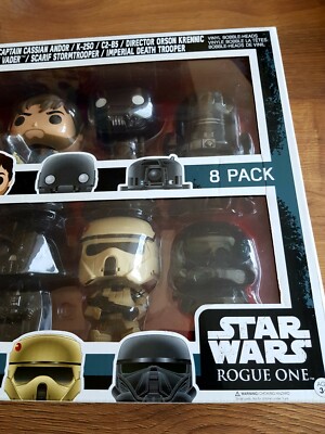 Funko Pop! Star Wars 8 pack Disney Store Exclusive Rare 3000