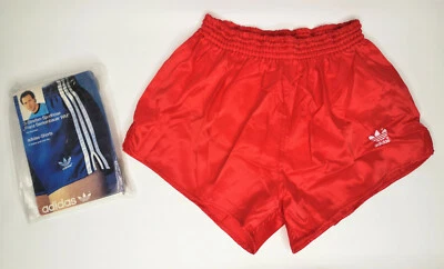 adidas Shorts Beckenbauer 80`s Nylon Gr. D6 / D8 Sporthose Sprinter vintage - Bild 1 von 3