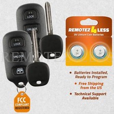 2 For 2003 2004 2005 2006 2007 2008 Toyota Sequoia Keyless Entry Remote Car Key