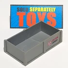 Vtg GI Joe Missile Defense Unit AMMO BOX crate original 1984 playset gray part
