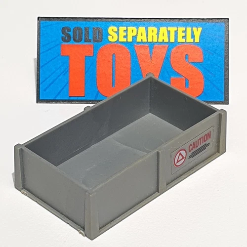 Vtg GI Joe Missile Defense Unit AMMO BOX crate original 1984 playset gray part