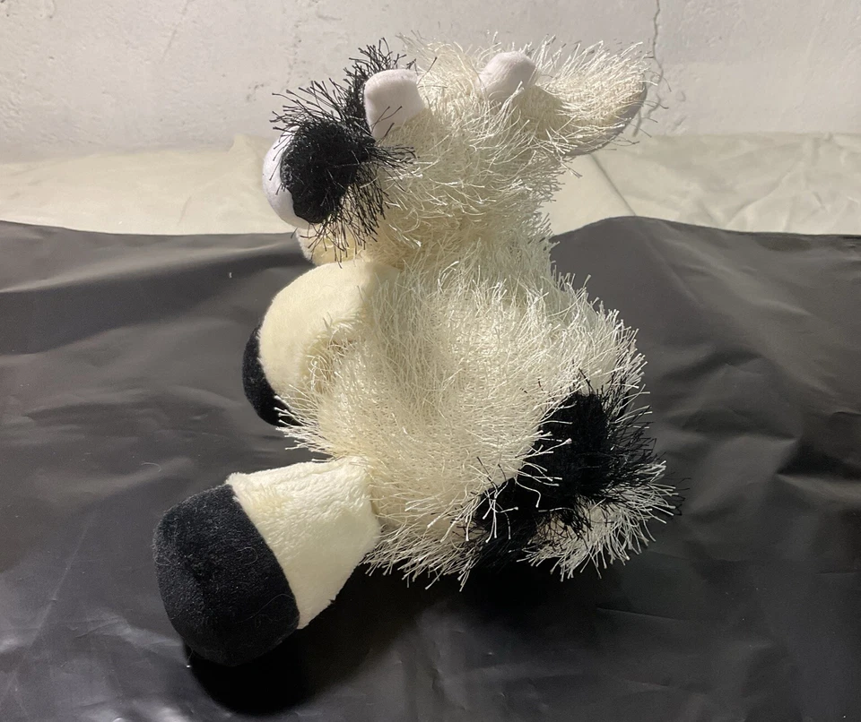 Webkinz Lil’ Kinz HM003 Black & White Cow 8” Plush (No Code) - Image 2 of 4