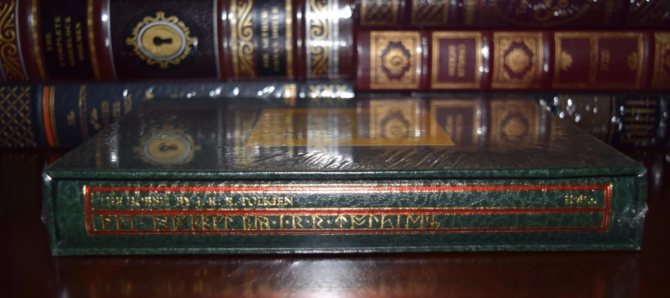 New Hobbit by J.R. Tolkien Leather Bound Deluxe Collector's Slipcase Hardcover - Image 3 of 4