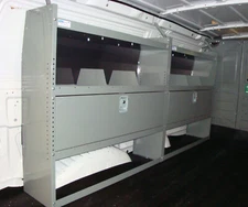 Van Shelving Package to fit Chevy Express, GMC Savana. Set of 2 with Doors NEW!