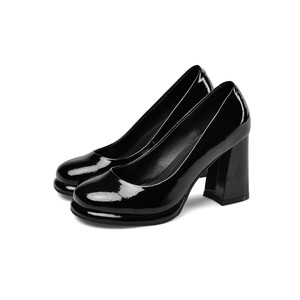 Zapatos señora zapatos de salón plataforma cuero ranurado tacón alto 43 42  41 deslizamiento baile L | eBay