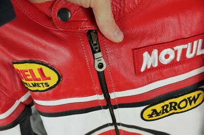 Vintage Lucky Strike Racing Kevin Schwantz Leather Motorcycle