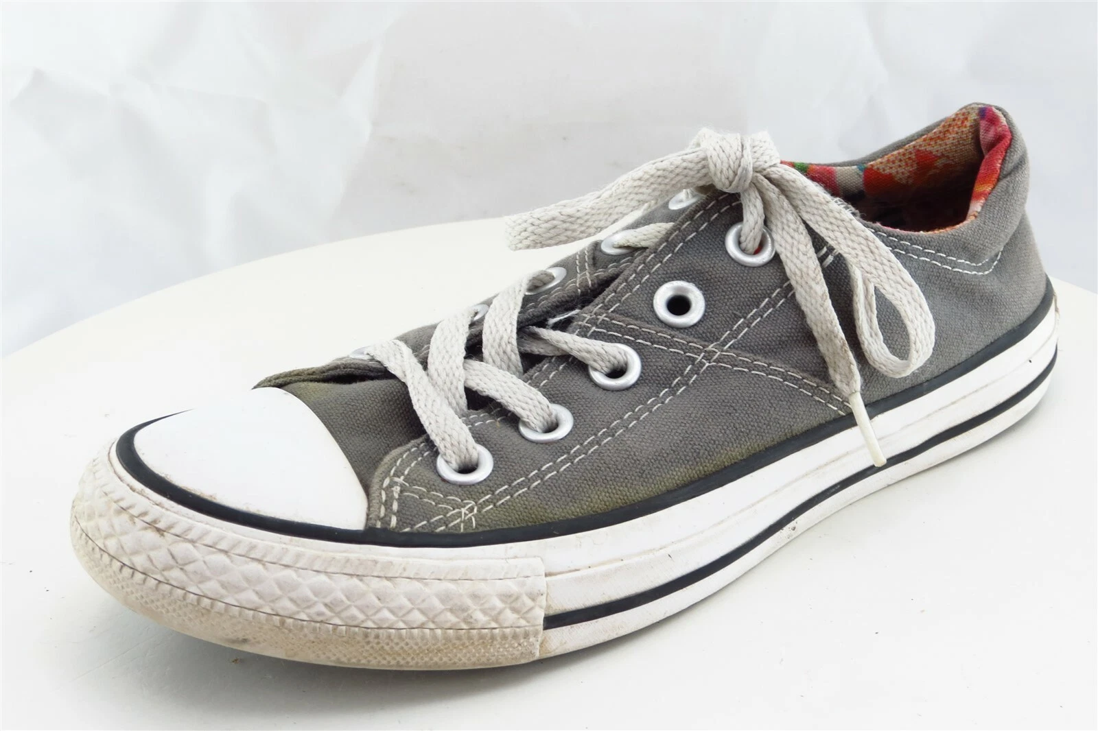 Converse All Star Donna Taglia 6 M Grigio Tessuto Basso 554885f
