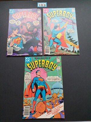 THE NEW ADVENTURES SUPERBOY 4/5/7   DC COMICS 1980  x 3 VNC