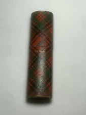 Antique Clan Stewart Tartan Ware Sewing Needle Box
