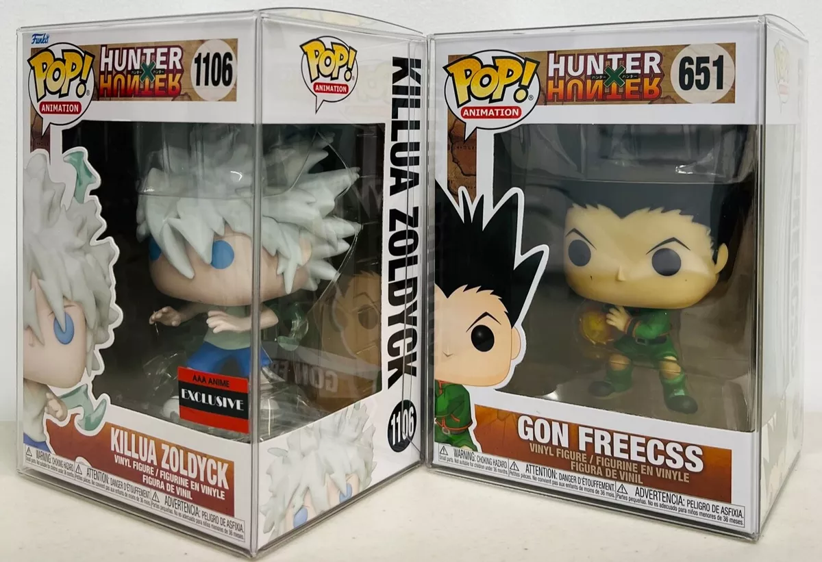 Funko Pop! Hunter x Hunter Killua AAA #1106 & Gon Freecss Common #651