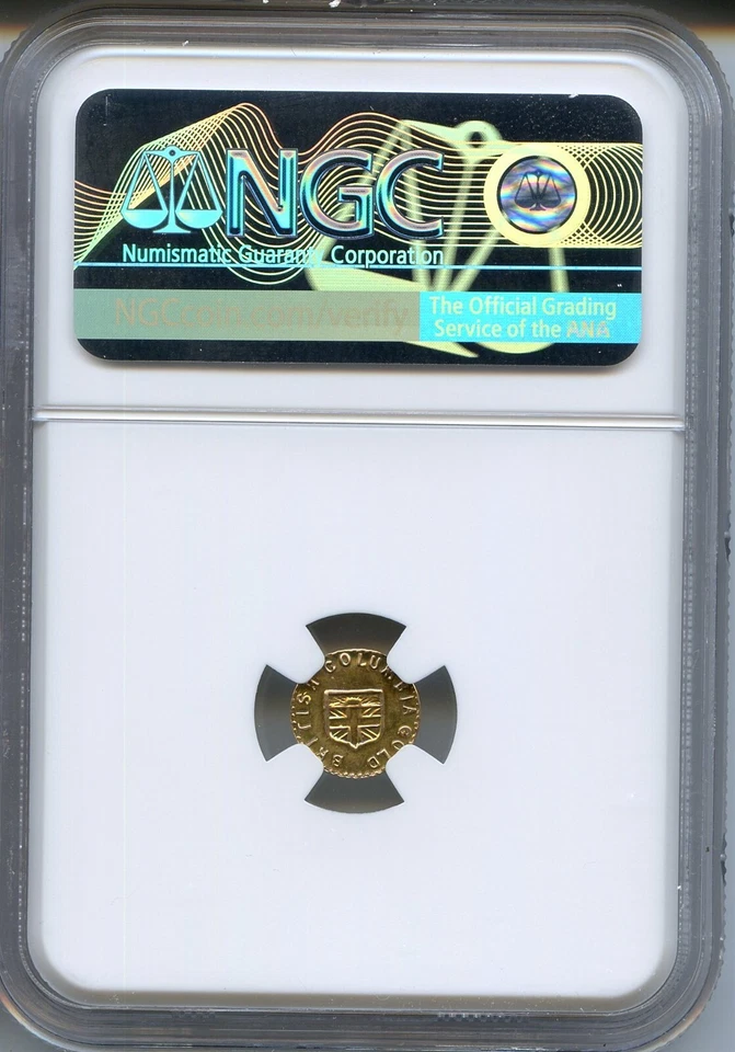 ORO RARO - 1913 1/2 $ G&L-405 COLUMBIA BRITÁNICA / ORO CALIFORNIA / NGC MS64 R.7 Foto 2 de 4