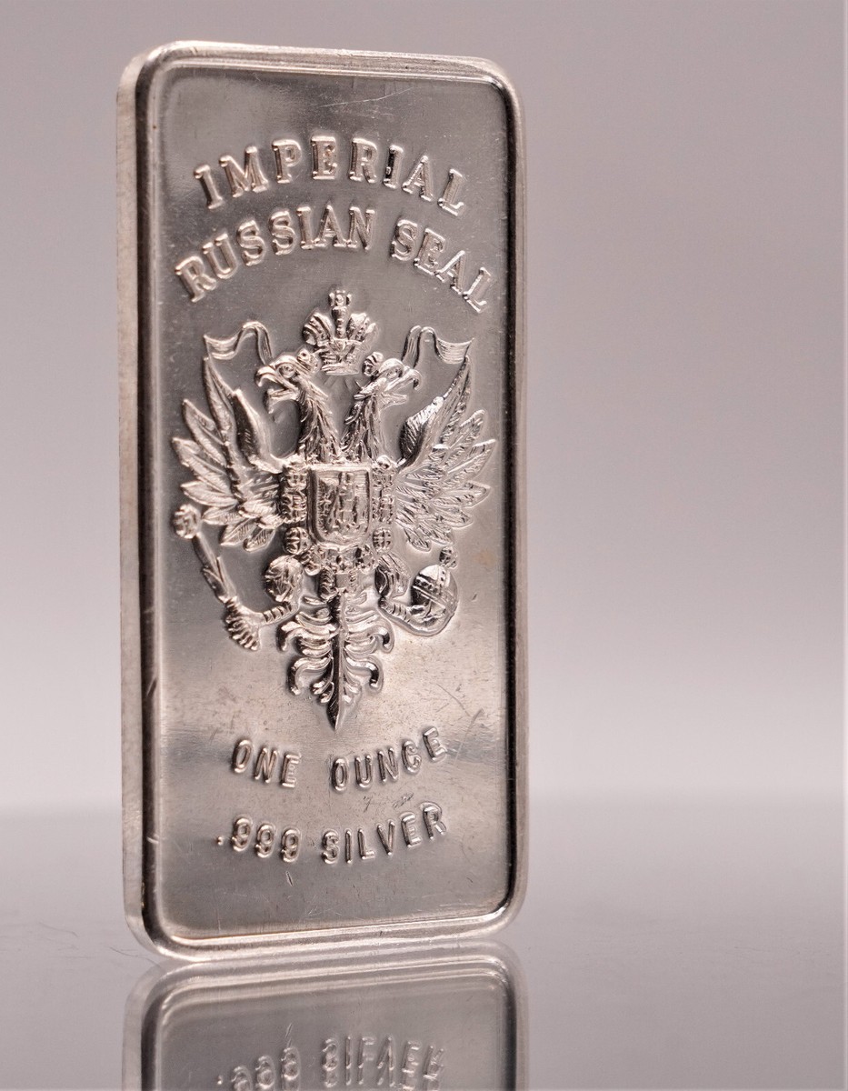 Vintage Imperial Russian Seal Patrick Mint 1oz 999 FINE Silver art