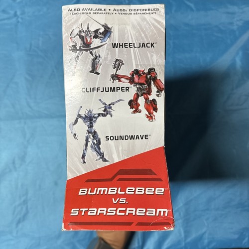*Rare* 2011 Transformers Prime BUMBLEBEE vs STARSCREAM Robots In Disguise & DVD - Picture 7 of 7