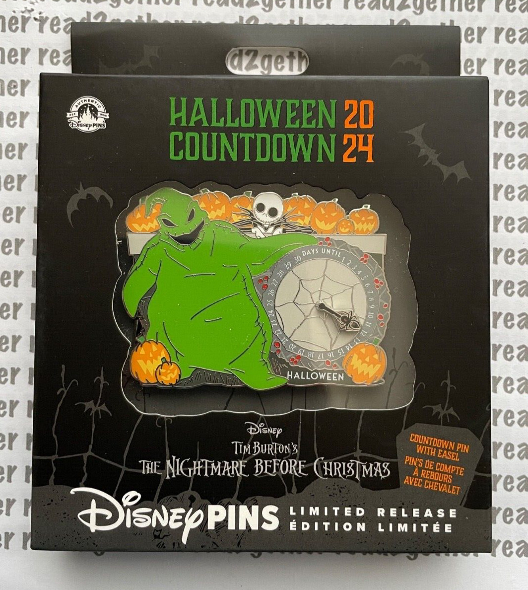 Disney Pin Oogie Boogie Jumbo Halloween Countdown with Easel 2024