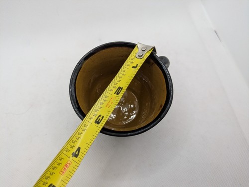 Set 6 Otagiri (?) Tazza da caffè in ceramica smaltata marrone con logo faccina sorridente - Foto 3 di 14