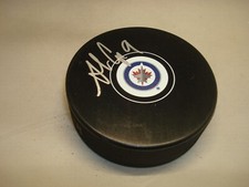 Andrew Copp Signed Winnipeg Jets Hockey Puck Autographed 1B