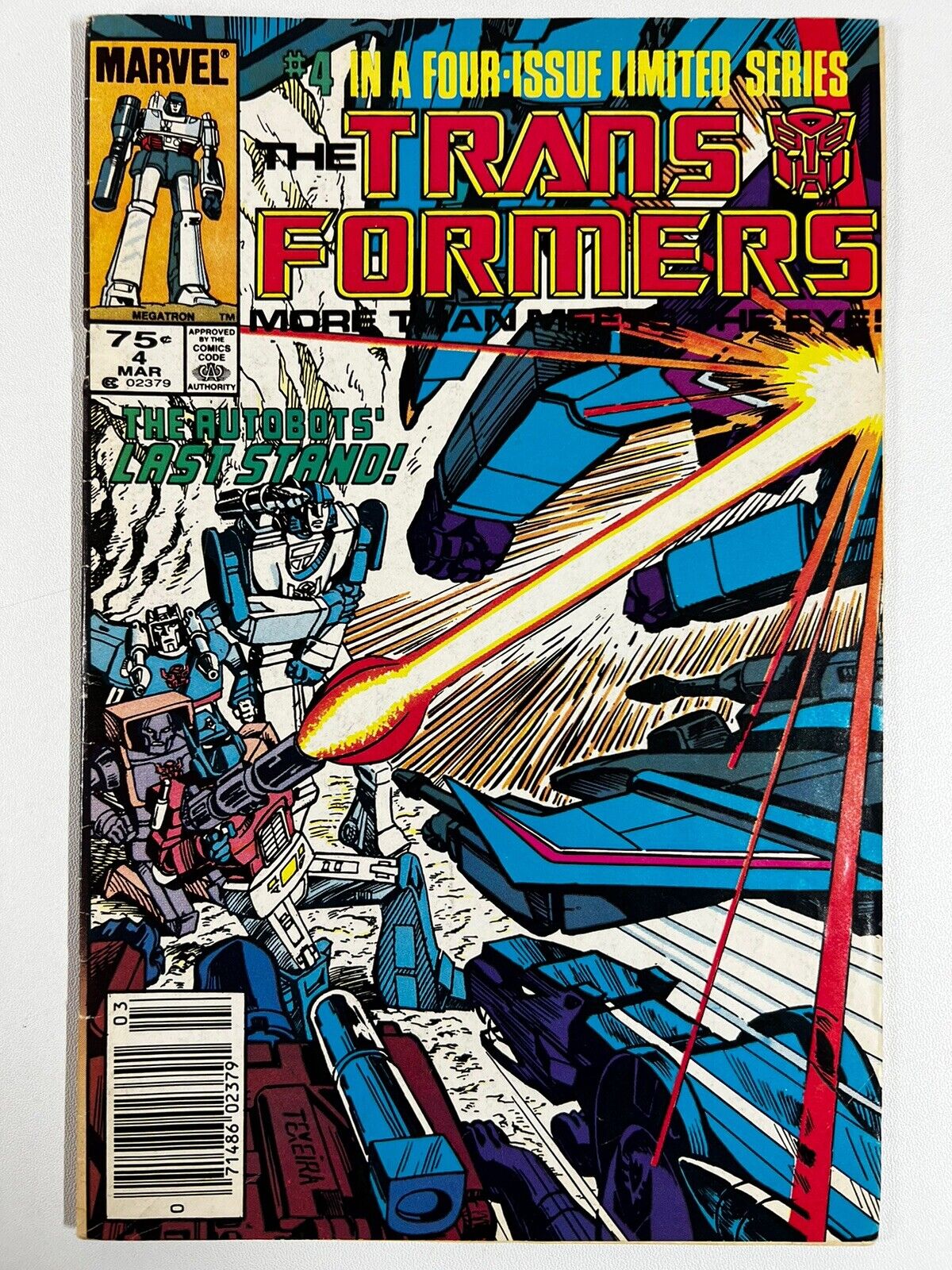 Transformers #4 (1985) 1st Print ~ Newsstand ~ Marvel Comics