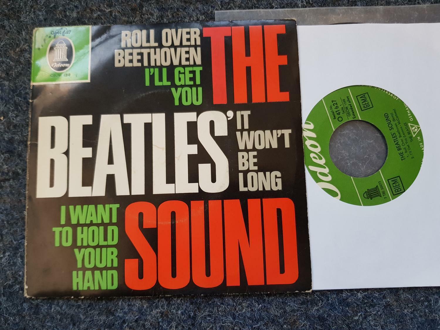 7"" EP Single Vinyl The Beatles - Sound/ It won't be long/ Roll over Beethoven GE